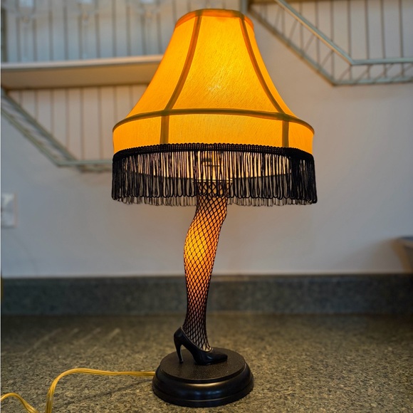 A Christmas Story Leg Lamp with Fringe - Picture 4 of 8